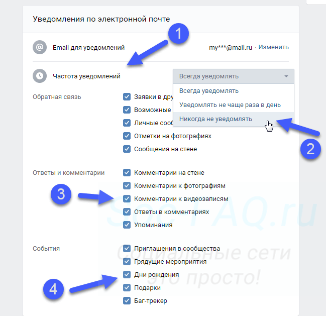 Смс приходили на почту. Как отключить уведомления ВК на почту. Почта ВК уведомления. Выключить уведомления ВКОНТАКТЕ. Как отключить оповещения ВК на почту.